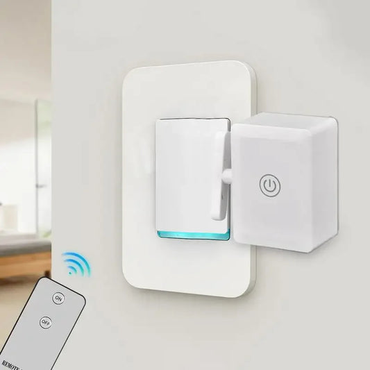 Wiring-Free Wireless Remote Control Turn Off/On Tool Automatic Button Pusher Lazy Remote Control Light off Switchs Button